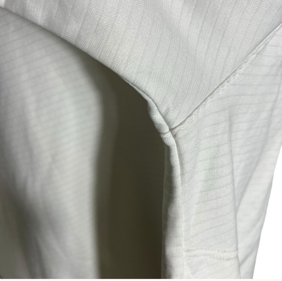 Lija Women's Waffle Knit Pullover Tennis Sweater in White, Large - Picture 10 of 14